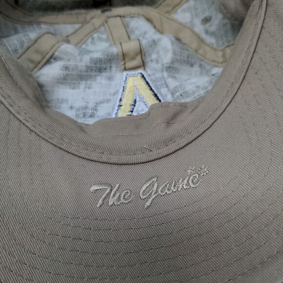 The Game Men's Digital Camo Slideback Hat Green OSFM Embroidered A Logo - Picture 9 of 11